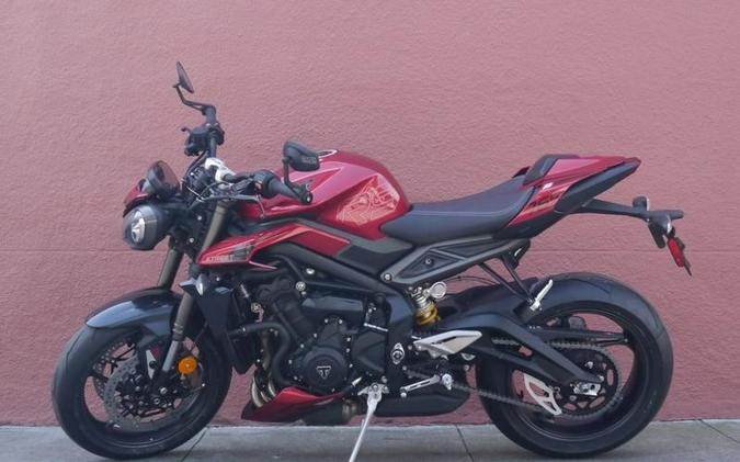 2024 Triumph Street Triple 765 RS Carnival Red