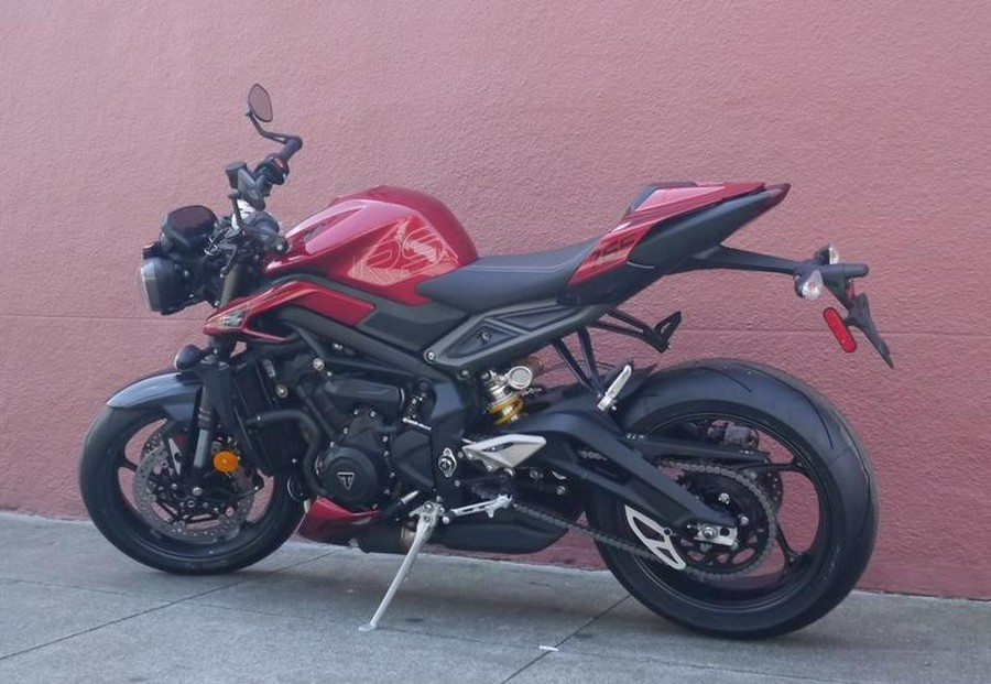 2024 Triumph Street Triple 765 RS Carnival Red