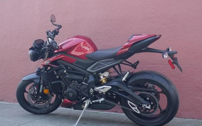 2024 Triumph Street Triple 765 RS Carnival Red