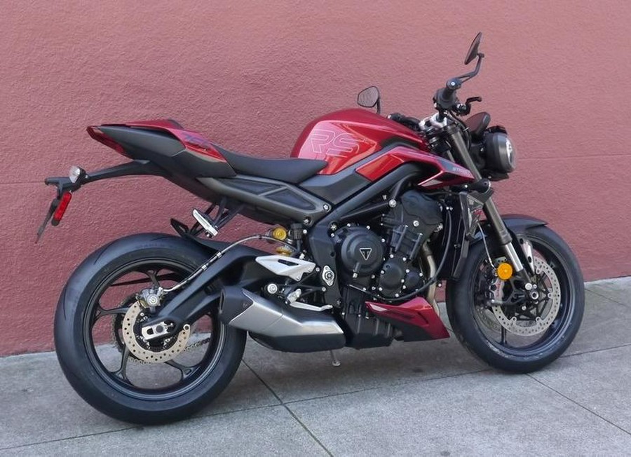 2024 Triumph Street Triple 765 RS Carnival Red