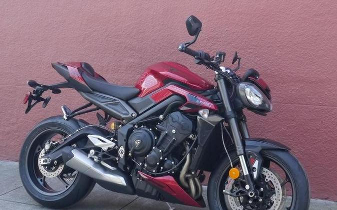 2024 Triumph Street Triple 765 RS Carnival Red