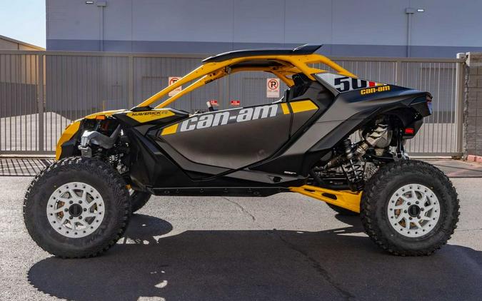 2024 Can-Am® Maverick R X RS with Smart-Shox Carbon Black & Neo Yellow