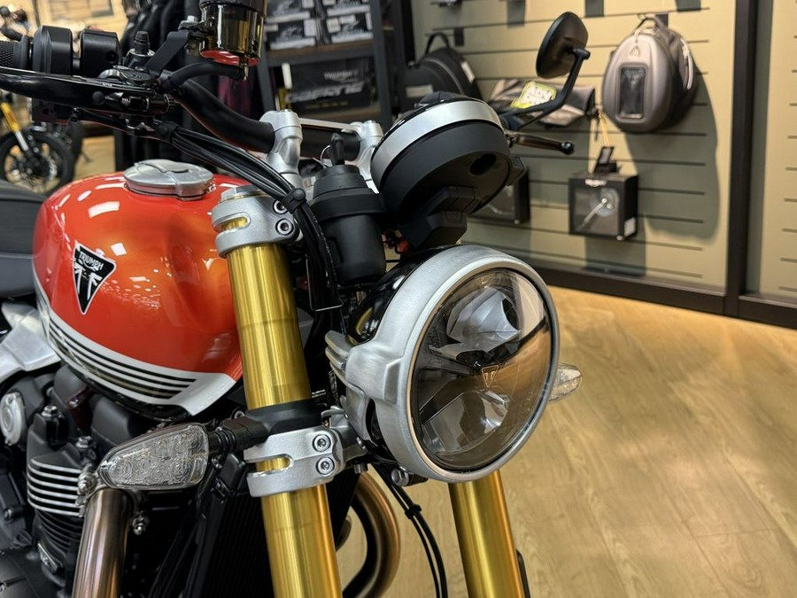 2026 Triumph Speed Twin 1200 RS Baja Orange/Sapphire black