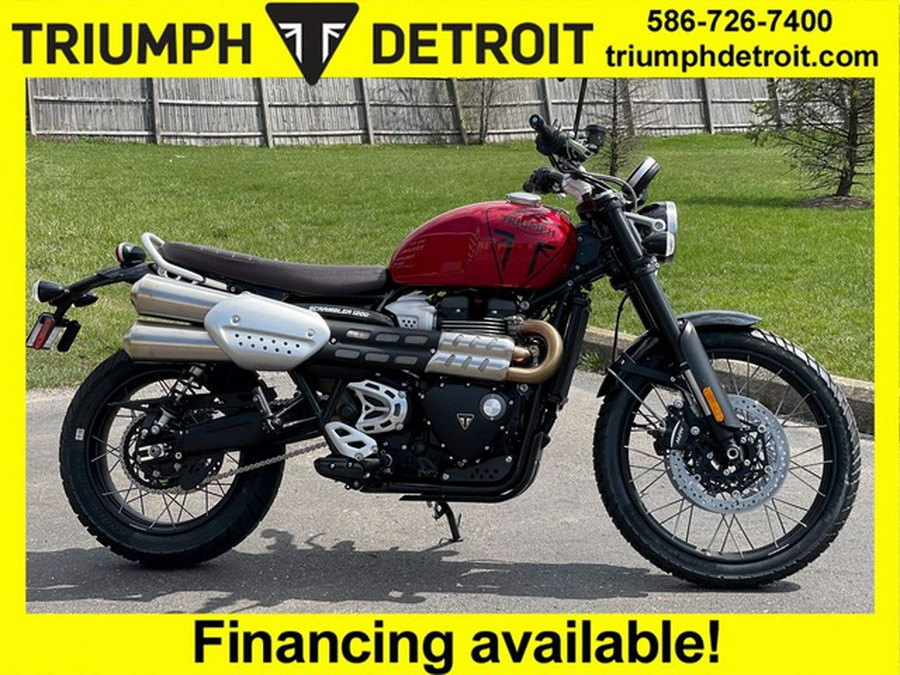 2024 Triumph Scrambler 1200 X Carnival Red