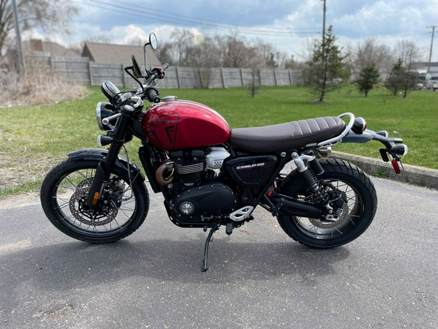 2024 Triumph Scrambler 1200 X Carnival Red