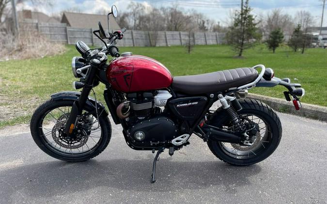 2024 Triumph Scrambler 1200 X Carnival Red