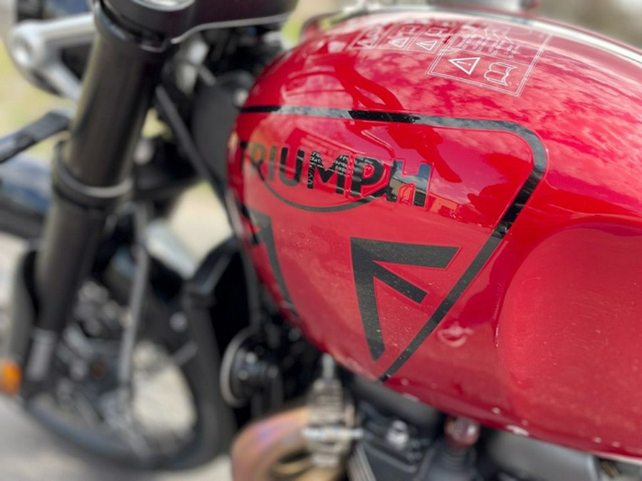 2024 Triumph Scrambler 1200 X Carnival Red