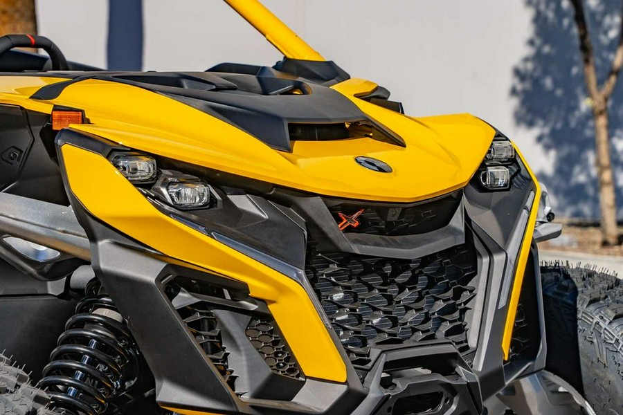 2024 Can-Am® Maverick R X RS with Smart-Shox Carbon Black & Neo Yellow