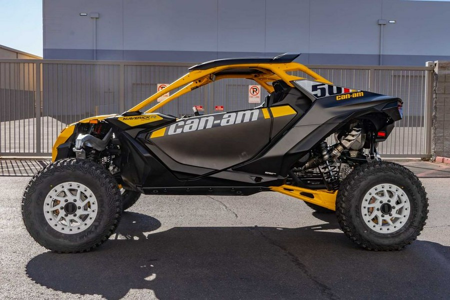 2024 Can-Am® Maverick R X RS with Smart-Shox Carbon Black & Neo Yellow