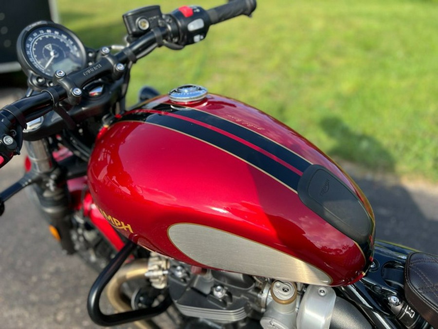 2022 Triumph Bonneville Bobber Gold Line Carnival Red/Sapphire