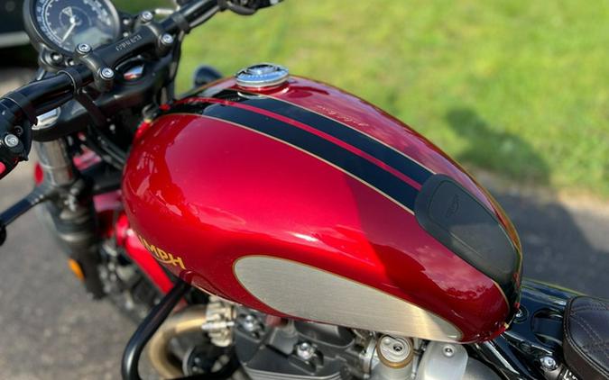 2022 Triumph Bonneville Bobber Gold Line Carnival Red/Sapphire