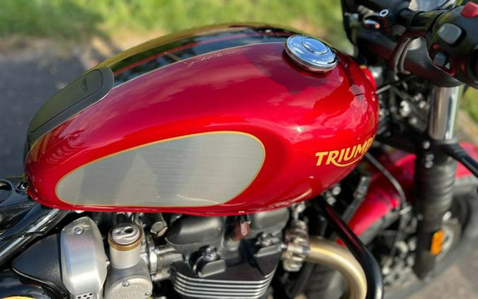 2022 Triumph Bonneville Bobber Gold Line Carnival Red/Sapphire