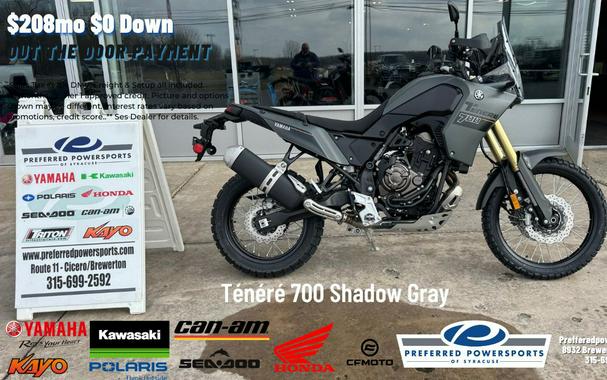 2024 Yamaha Ténéré 700 Shadow Gray