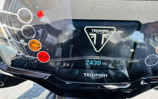 2024 Triumph Street Triple 765 R Silver Ice