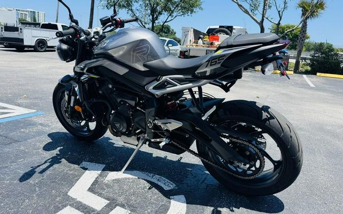 2024 Triumph Street Triple 765 R Silver Ice