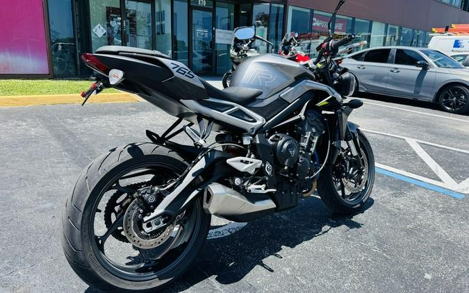 2024 Triumph Street Triple 765 R Silver Ice