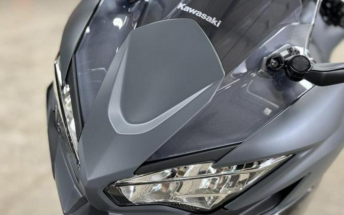 2024 Kawasaki Ninja® 650 ABS Metallic Matte Dark Gray/Metallic Spark Black