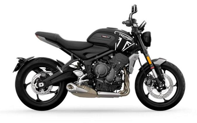 2024 Triumph Trident 660 Matte Jet Black/Matte Silver Ice