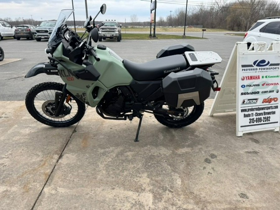 2024 Kawasaki KLR 650 Adventure ABS Pearl Matte Sage Green