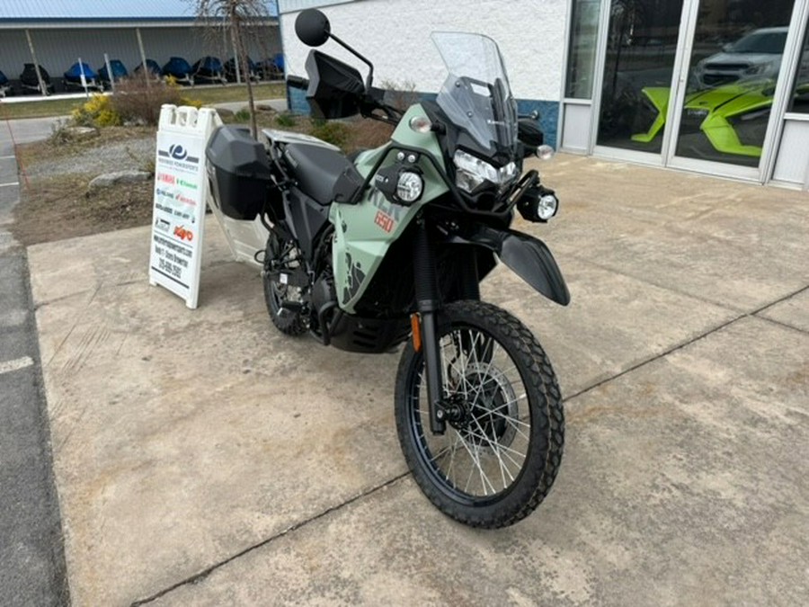 2024 Kawasaki KLR 650 Adventure ABS Pearl Matte Sage Green