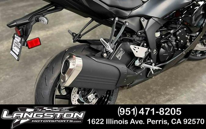 2024 Kawasaki Ninja® ZX™-6R ABS Metallic Flat Spark Black/Ebony