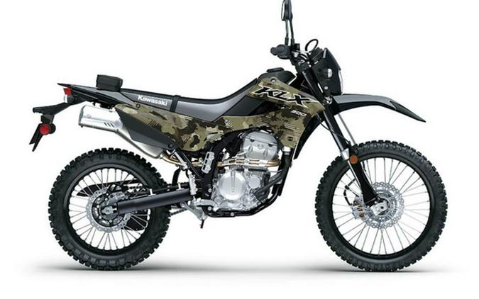 2026 Kawasaki KLX300 Cypher Camo Beige 300