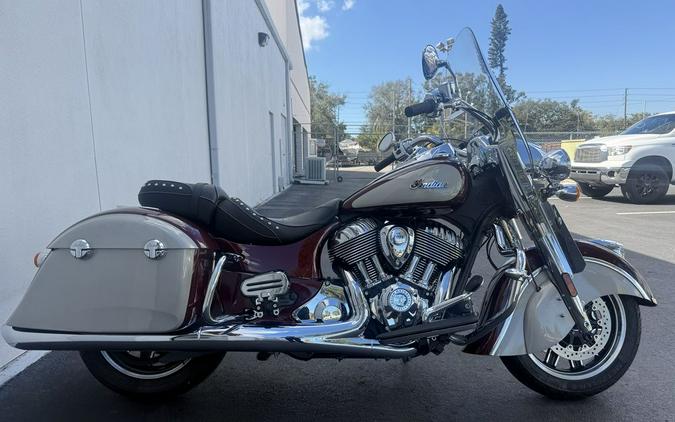 2025 Indian Motorcycle® Springfield® Maroon Metallic/Silver Quartz Metallic