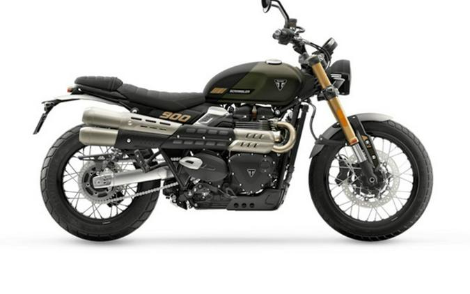 2026 Triumph Scrambler 900 Matt Khaki Green