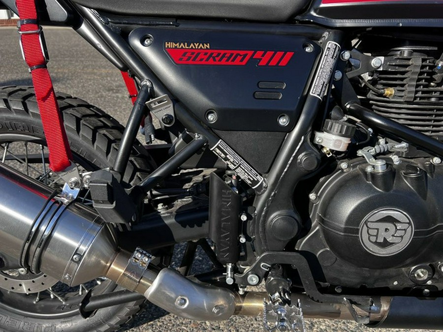 2023 Royal Enfield Scram 411 Blazing Black