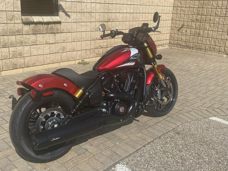 2025 Indian Motorcycle® 101 Scout® Sunset Red Metallic with Graphics