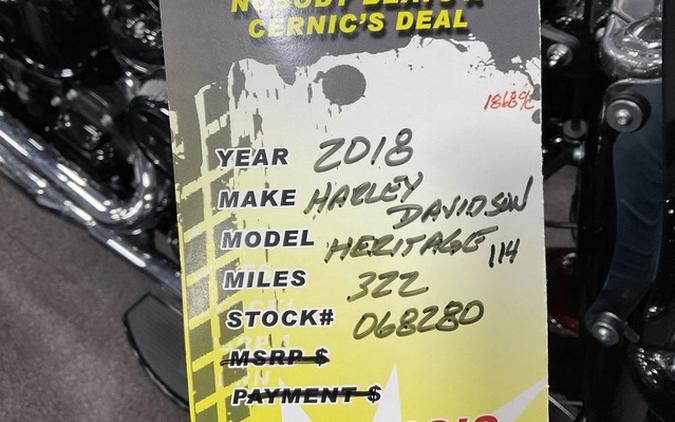 2018 Harley-Davidson FLHCS - Softail Heritage Classic 114