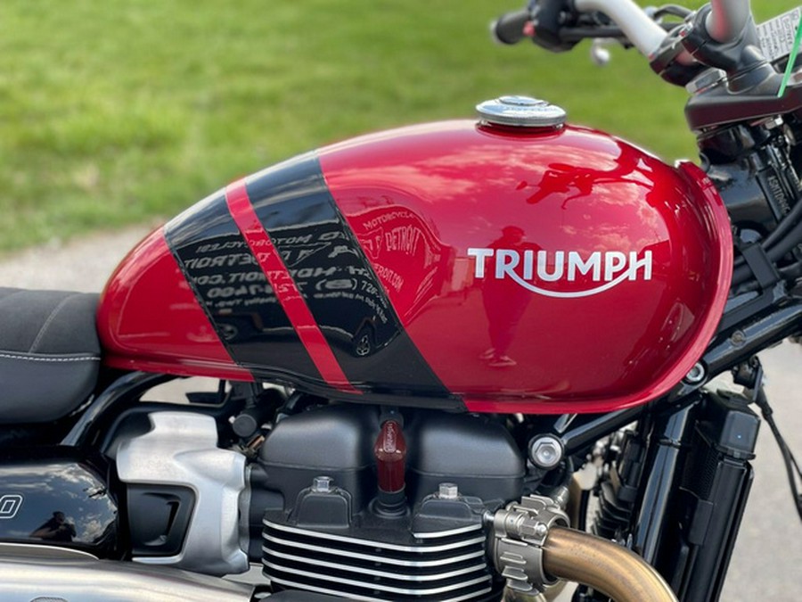 2023 Triumph Scrambler 900 Carnival Red / Jet Black