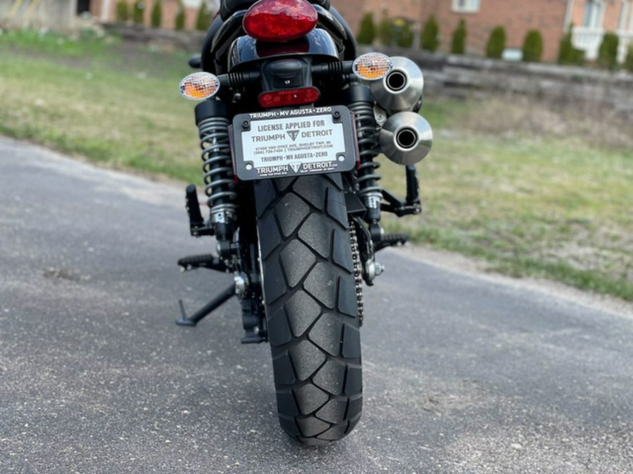 2023 Triumph Scrambler 900 Carnival Red / Jet Black