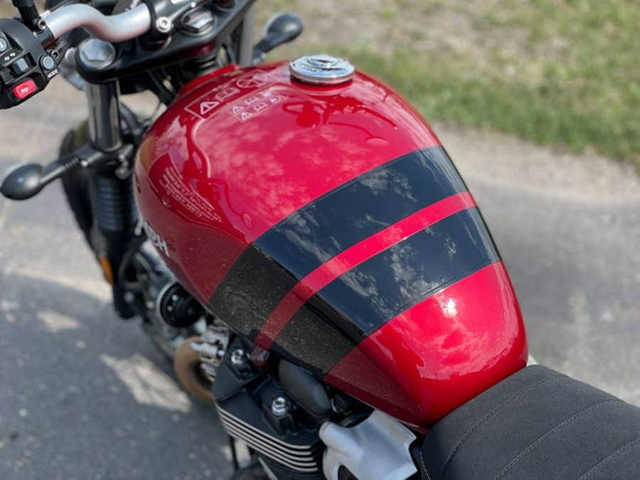 2023 Triumph Scrambler 900 Carnival Red / Jet Black