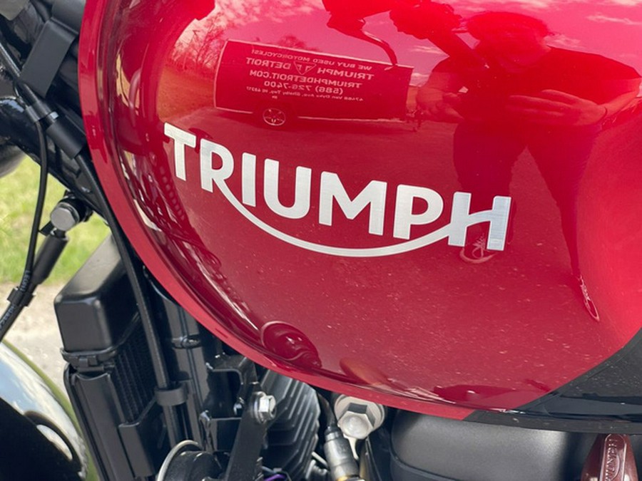 2023 Triumph Scrambler 900 Carnival Red / Jet Black