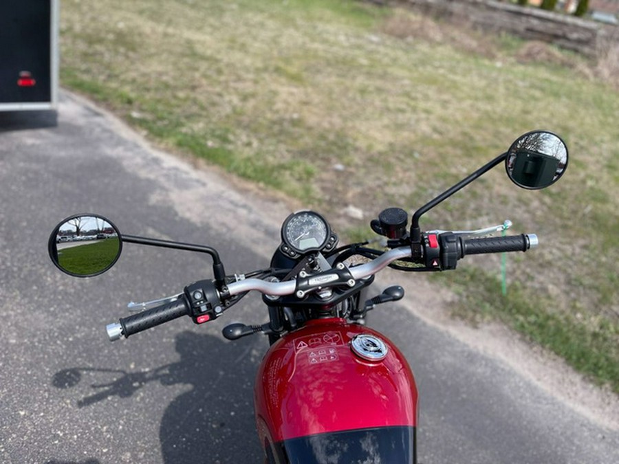 2023 Triumph Scrambler 900 Carnival Red / Jet Black