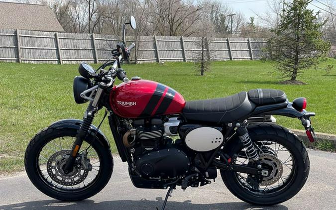 2023 Triumph Scrambler 900 Carnival Red / Jet Black