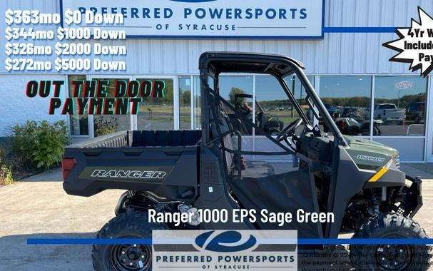 2024 Polaris Industries Ranger 1000 EPS Sage Green