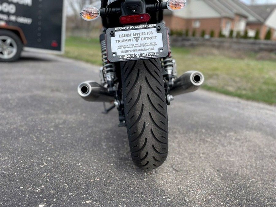 2023 Triumph Speed Twin 900 Chrome Edition Red Hopper