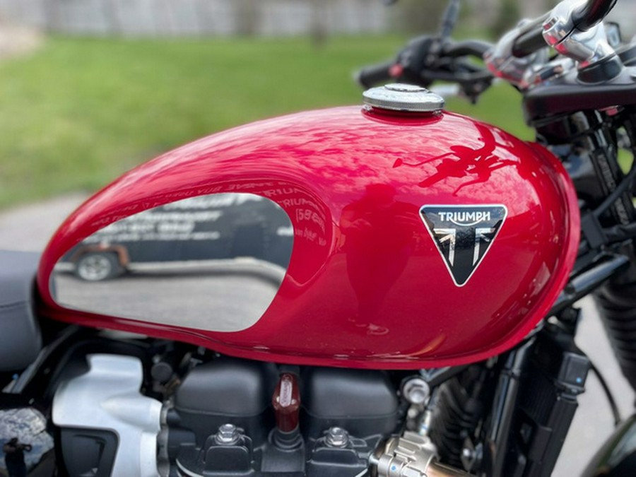 2023 Triumph Speed Twin 900 Chrome Edition Red Hopper