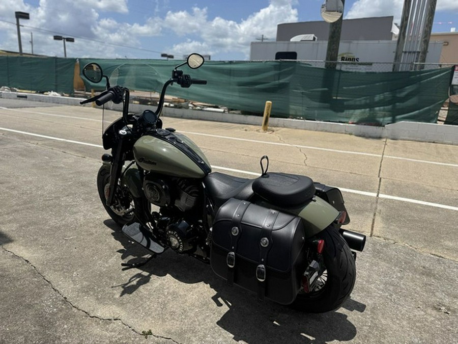 2025 Indian Super Chief Dark Horse Moss Green