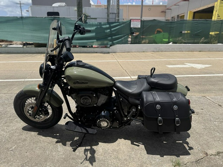 2025 Indian Super Chief Dark Horse Moss Green