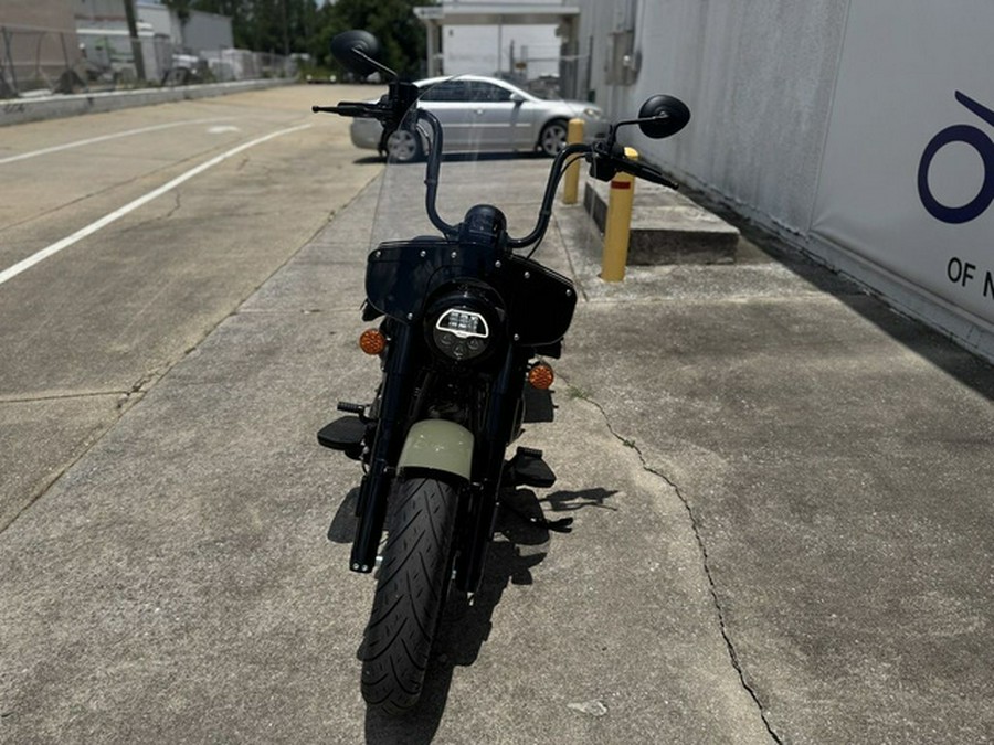 2025 Indian Super Chief Dark Horse Moss Green