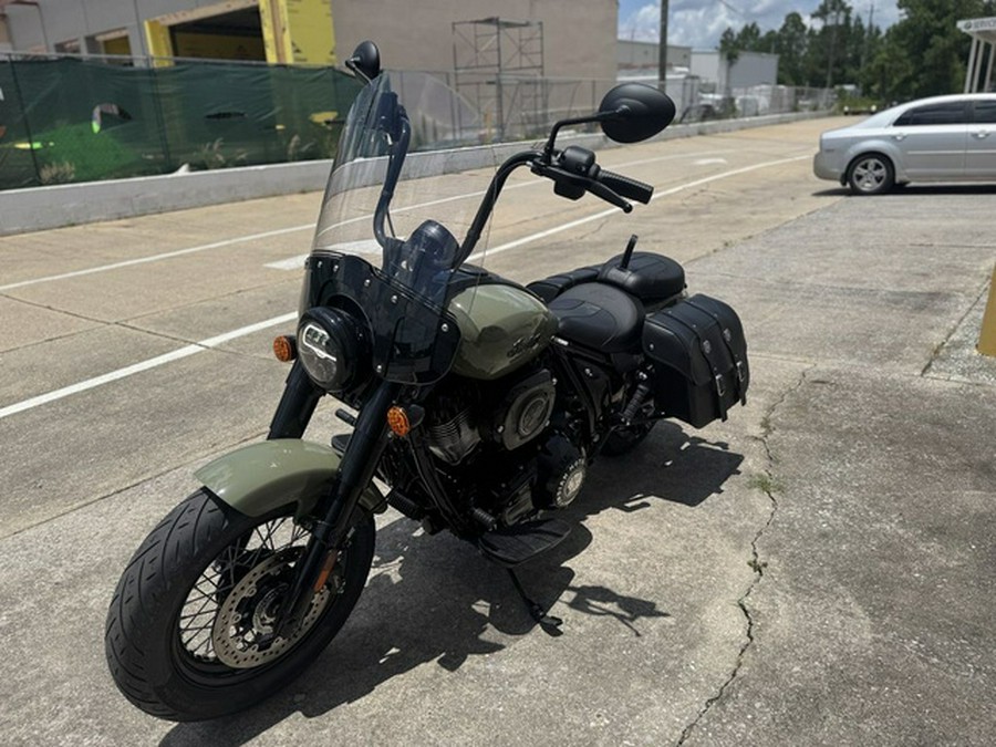 2025 Indian Super Chief Dark Horse Moss Green
