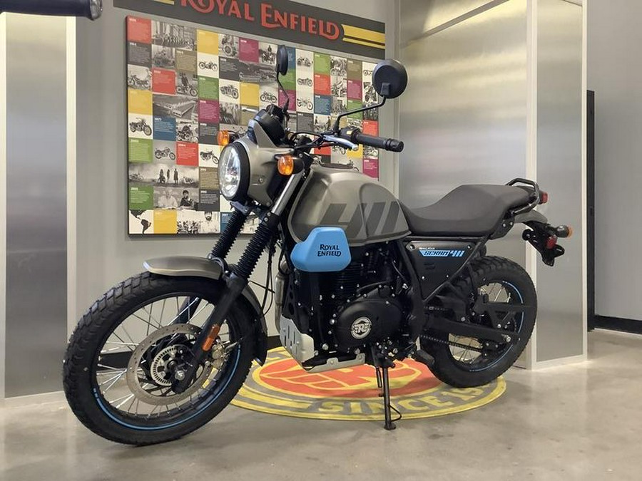 2023 Royal Enfield Scram 411 Graphite Blue