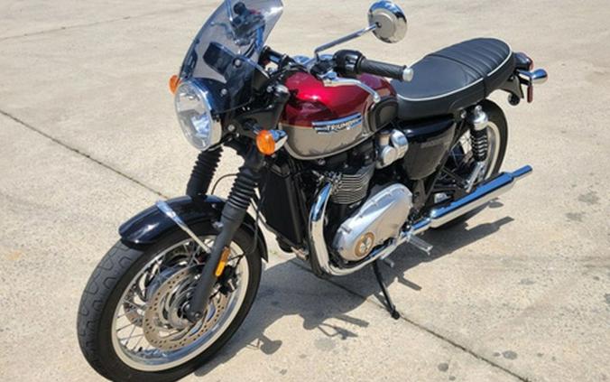 2022 Triumph Bonneville T120 Cordovan Red/Silver Ice