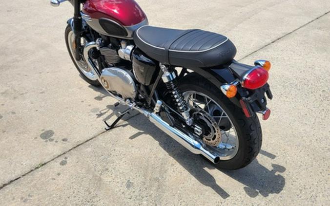 2022 Triumph Bonneville T120 Cordovan Red/Silver Ice
