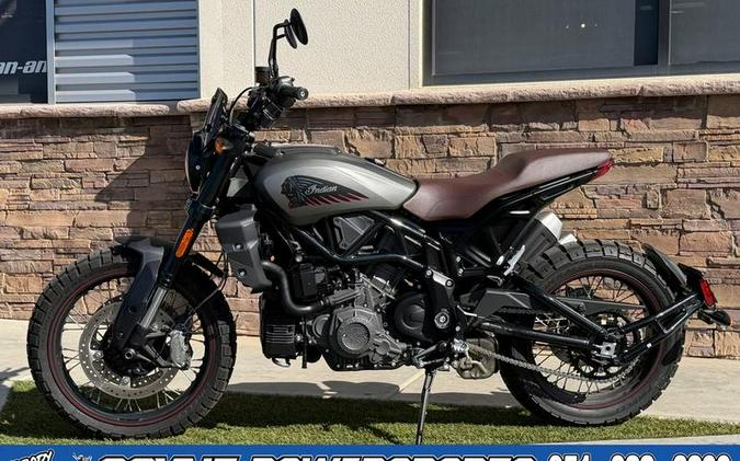 2022 Indian Motorcycle® FTR Rally Titanium Smoke