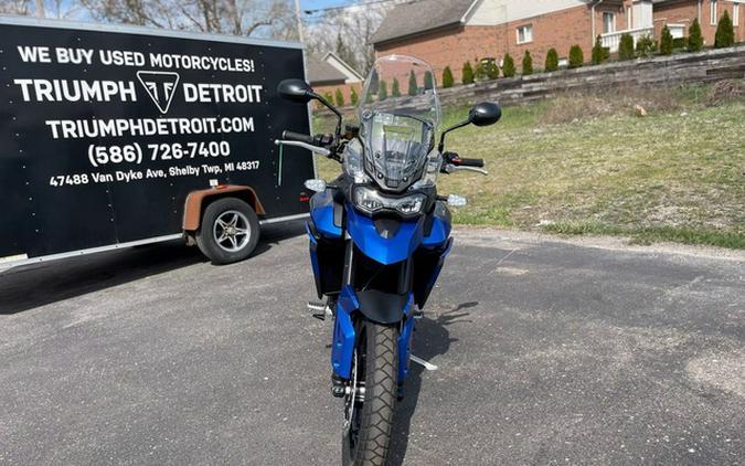 2023 Triumph Tiger 850 Sport Graphite Caspian Blue