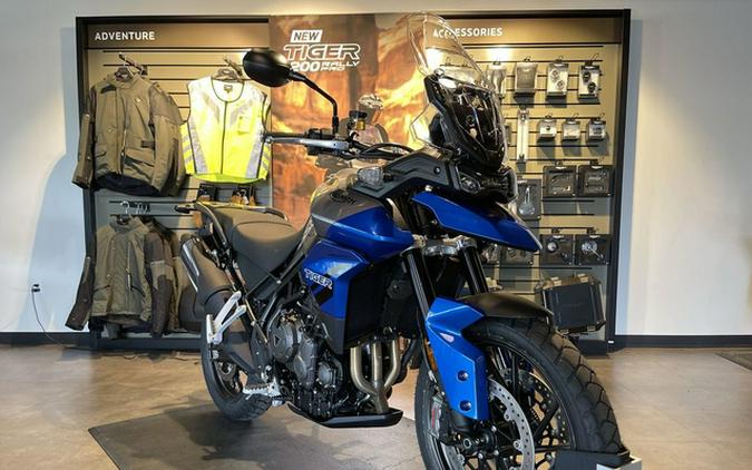 2023 Triumph Tiger 850 Sport Graphite Caspian Blue